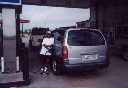 dougy pumping gas